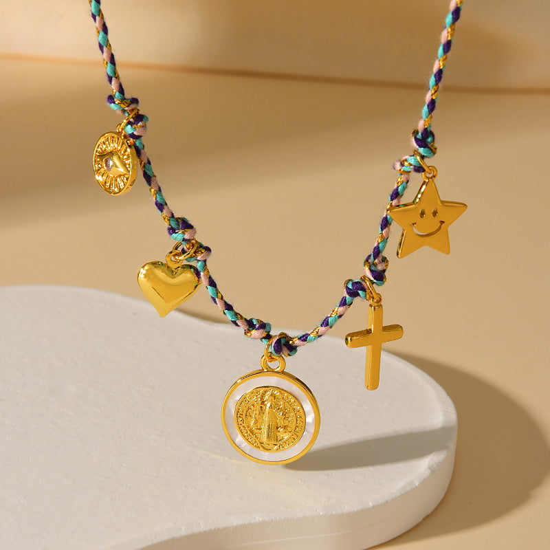 Collar San Benito tejida